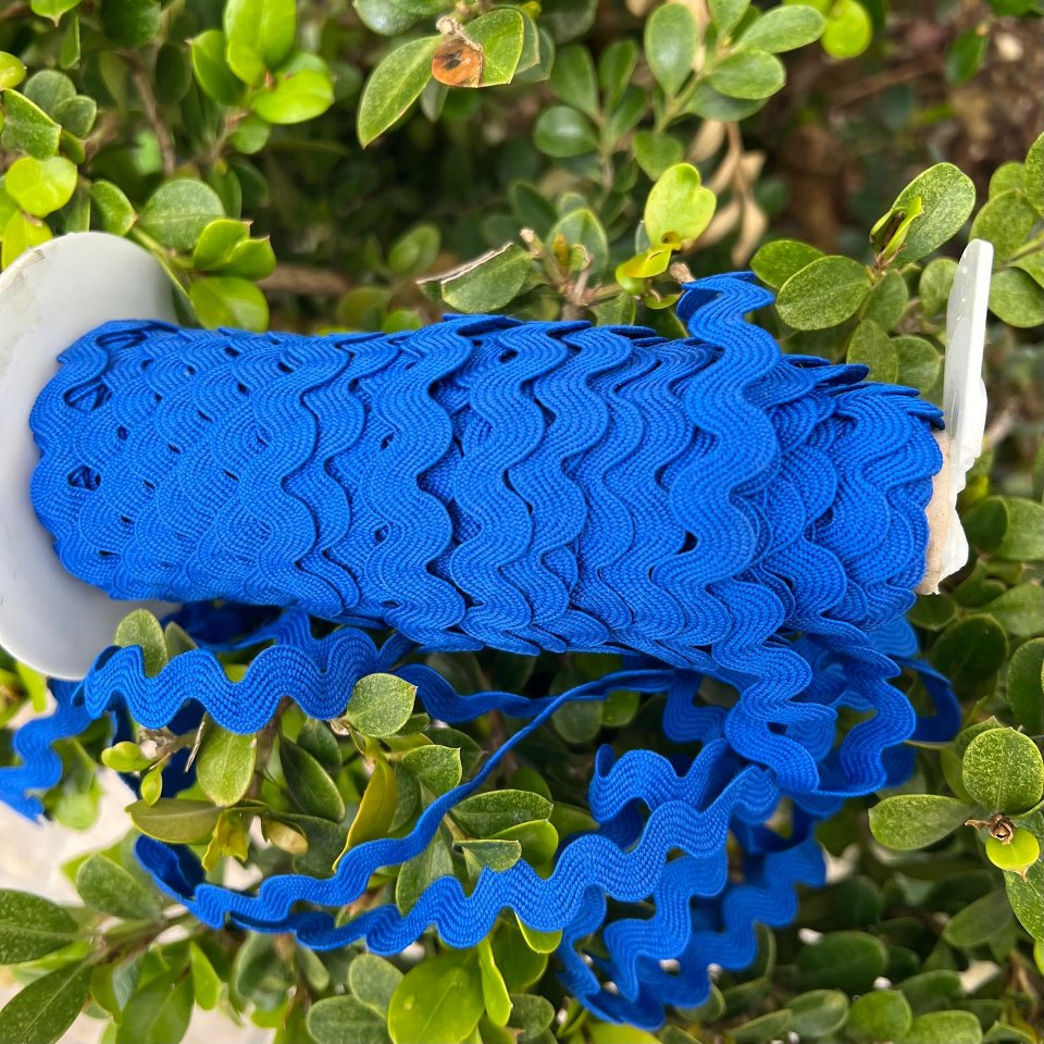 bordura zig zag blu reale Stafil 10mm x 5 mt