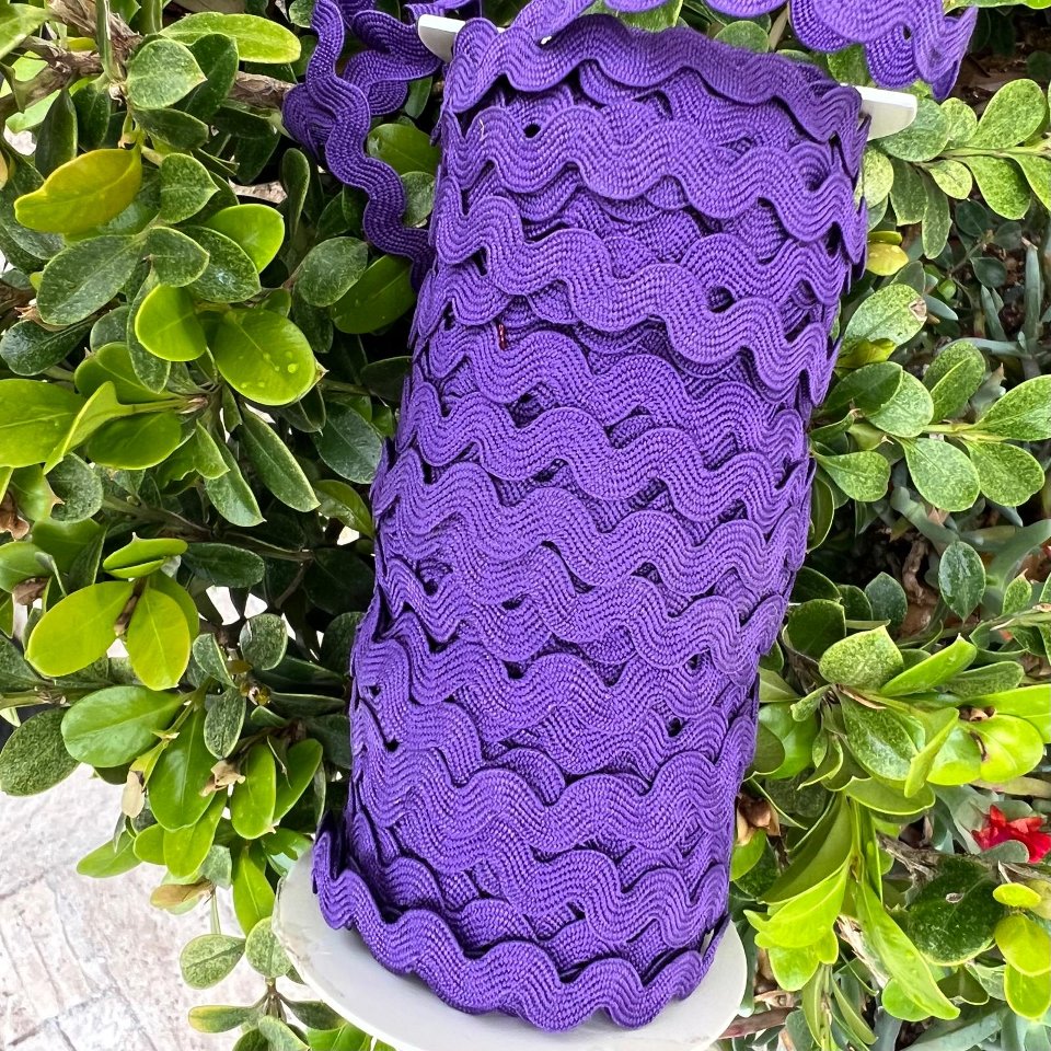 bordura zig zag viola Stafil 10mm x 5 mt