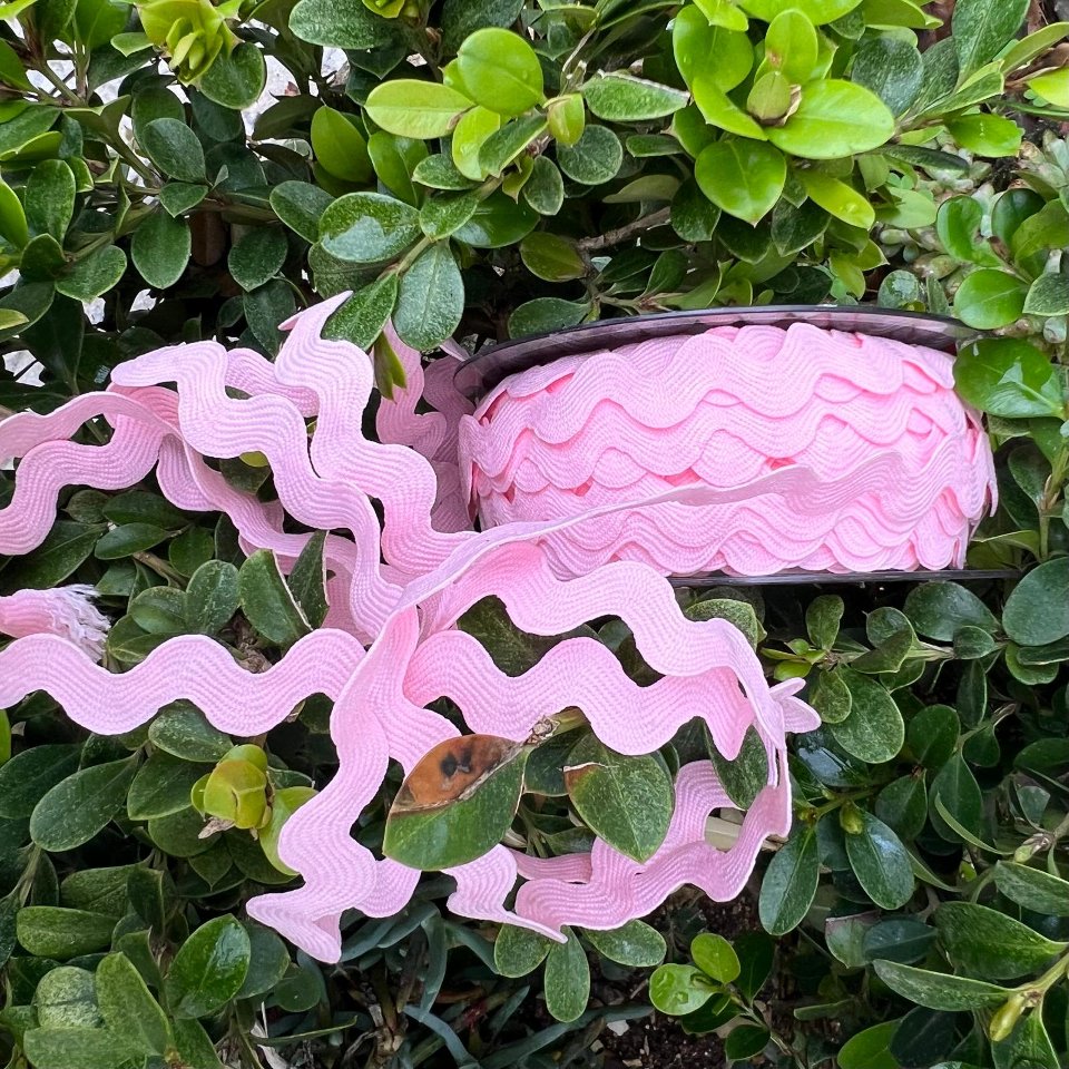 bordura zig zag pink Stafil 16mm x 5 mt
