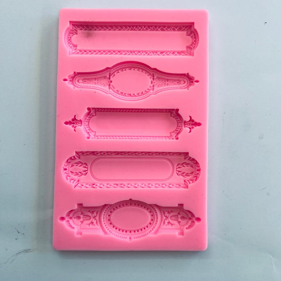 stampo in silicone (composto da 5 tags) renkalik 16mm x 30mm circamo
