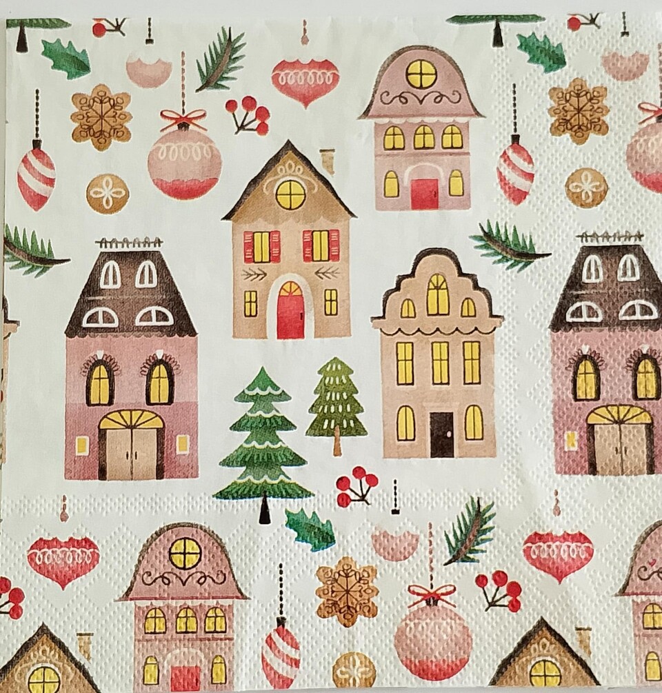tovaglioli per decoupage case natalizie arti e grafica busta da 2 pezzi 33x33