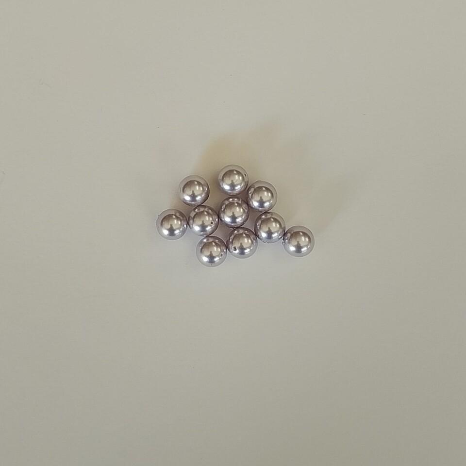 perle swarovski 5810 crystal lavander pearl busta da 10 pezzi 10mm