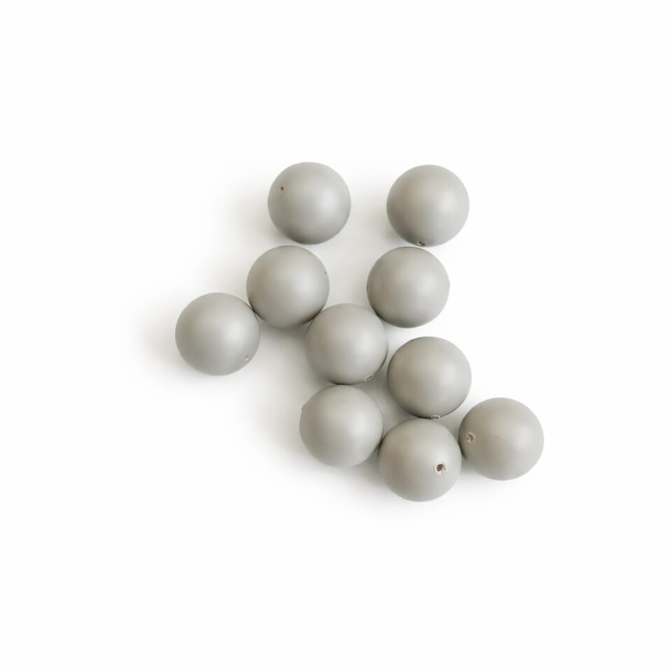 Copia di perle swarovski 5810 crystal pastel grey pearl busta da 100 pezzi 4mm