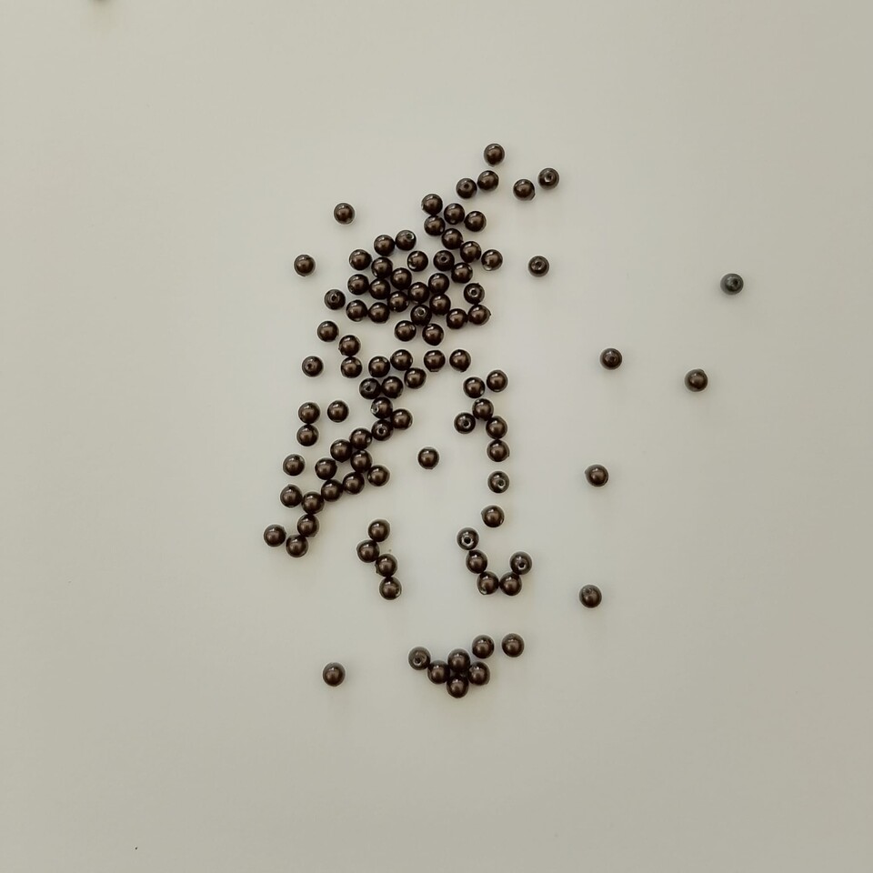 perle swarovski 3mm cristal burgundy pearl swarovski busta da 100 pz