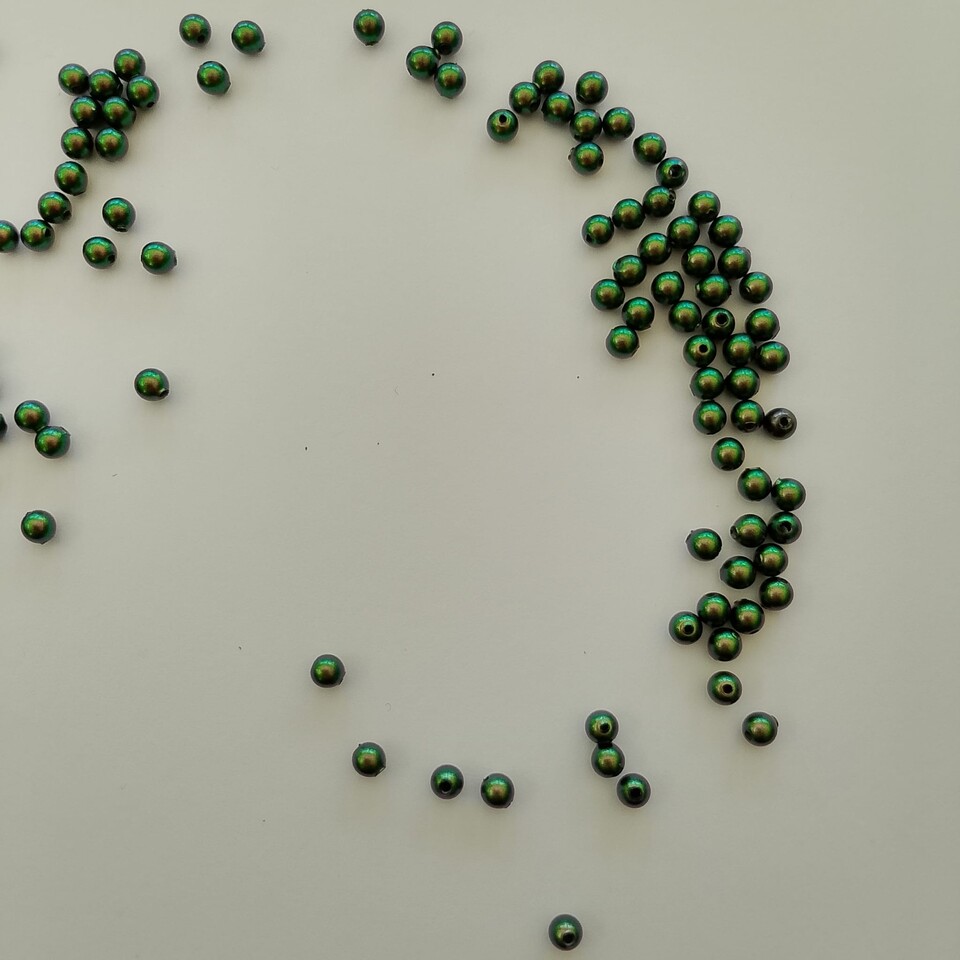 perle swarovski 3mm cristal scarabaeus pearl swarovski busta da 100 pz