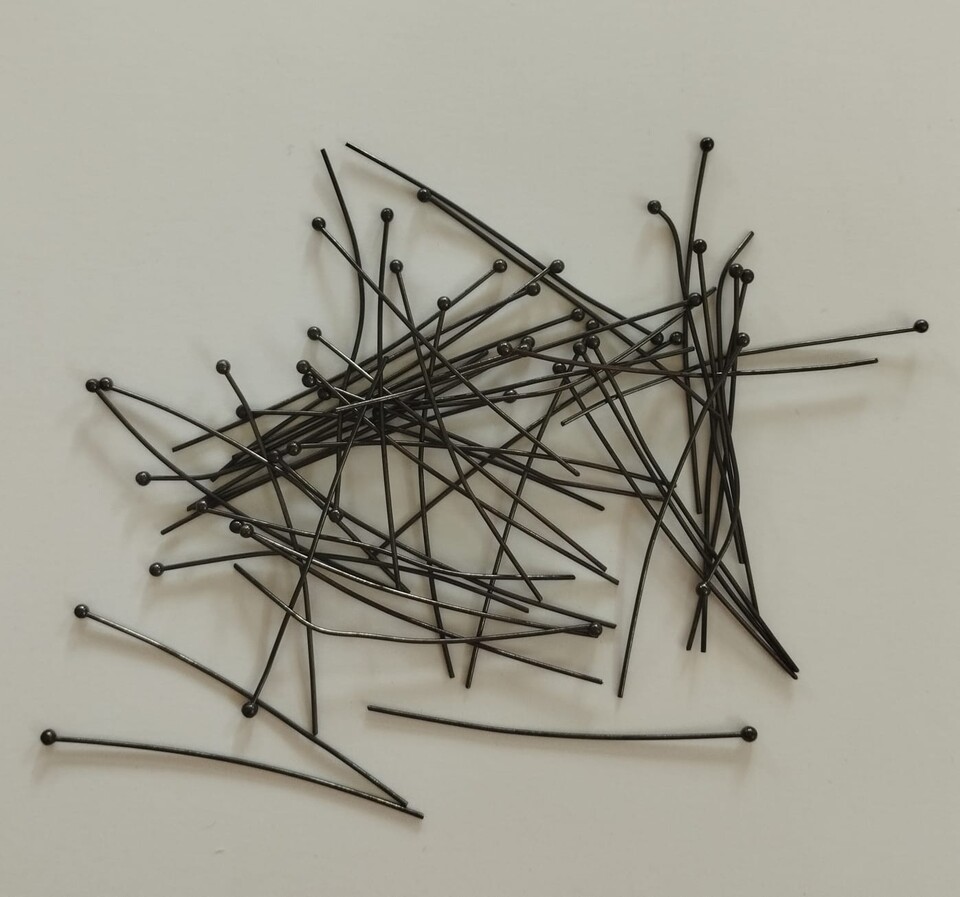 Chiodino testa a sfera canna di fucile 52 mm menoni busta da 50 pezzi