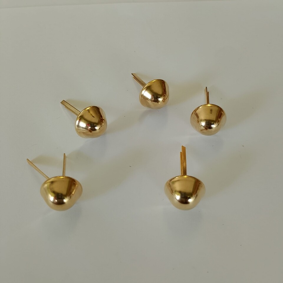borchie per borse colore oro diametro 12 mm lungo 40mm renkalik busta da  5 pezzi