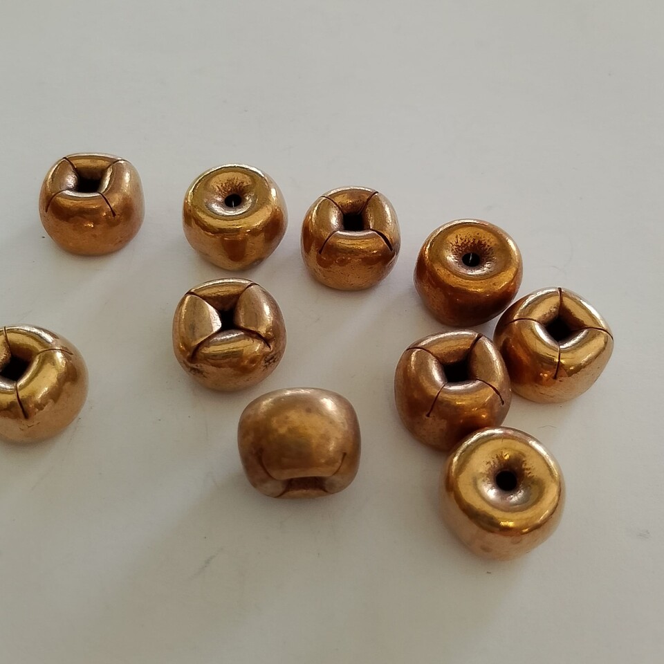 pallina ottone oro antico 10 mm menoni bsta da 10 pezzi