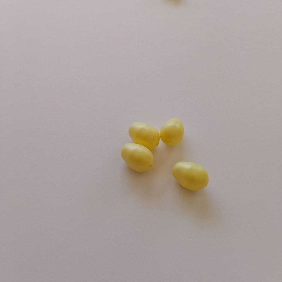 Perla a goccia  Swarovski 5821   crystal yellow pastel swarovski busta da 6 pezzi 11x8 mm