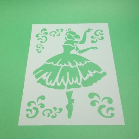 Stencil ballerina stamperia 21x29,7