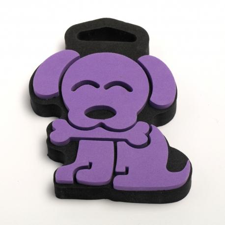 timbro in gomma a forma di cane stamperia 6cm x 9cm