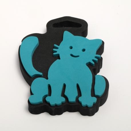 timbro in gomma a forma di gatto stamperia 6cm x 10cm