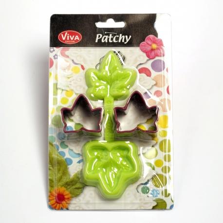 Stampo Patchy a fantasia Edera VIVA Decor Positivo-Negativo 16 cm x 10 cm