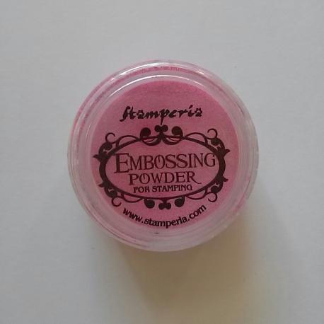 Polvere per embossing rosa wkpv09 confezione da 7 gr