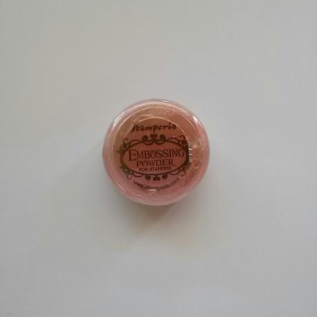 Polvere per embossing rosso stamperia confezione da 7 gr