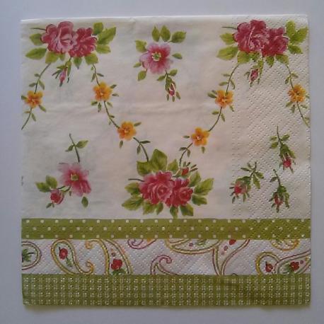 tovaglioli per decoupage fiori   arti e grafica busta da 2 pezzi 33 x 33 cm