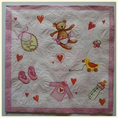 Tovagliolo miniatureneonata arti e grafica busta da 2 pezzi 33 x 33 cm