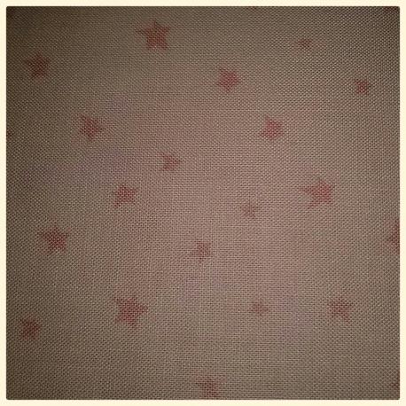 Tessuto americano rosa con stelline to.do 50x55cm