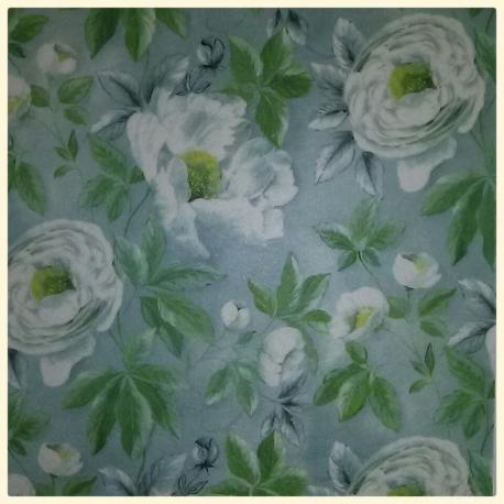 Feltro stampato fiori stamperia 30x30