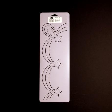 Stencil da Ricamo festoni e stelle 44x15 prym arti e grafica acetato 1mm