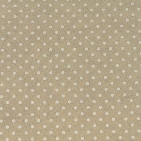 Pannolenci beige con pois bianchi arti e grafica tessuto