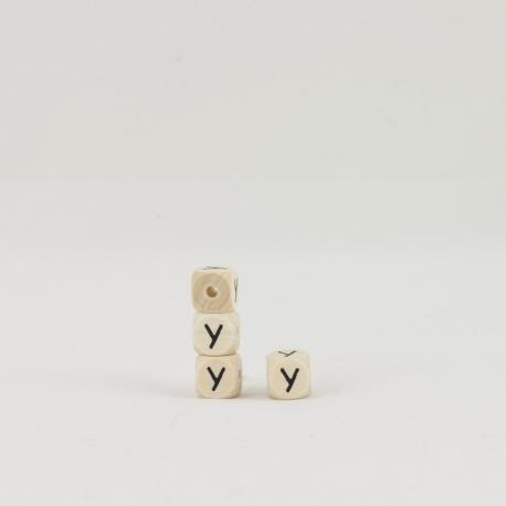 cubo lettera Y in legno arti e grafica 1 cm