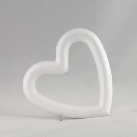 Cuore in polistirolo  arti e grafica H 18 cm