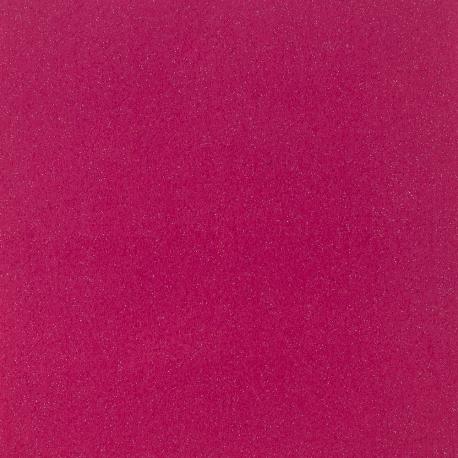 Pannolenci glitterato fucsia H 90cm x 0.50cm  arti e grafica tessuto
