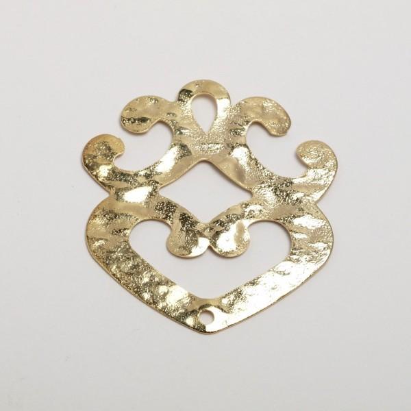 guarnizione tribale colore oro 40 mm menoni busta da 3 pezzi