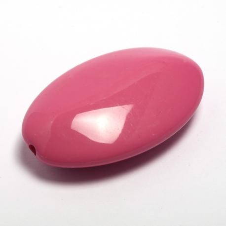 Perla fucsia - ova1 (1 pezzo) arti e grafica resina 52x35mm