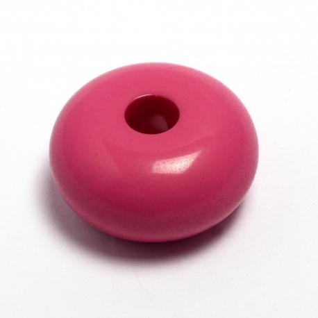 Perla in resina fucsia 20 mm mabel busta da 10 pezzi
