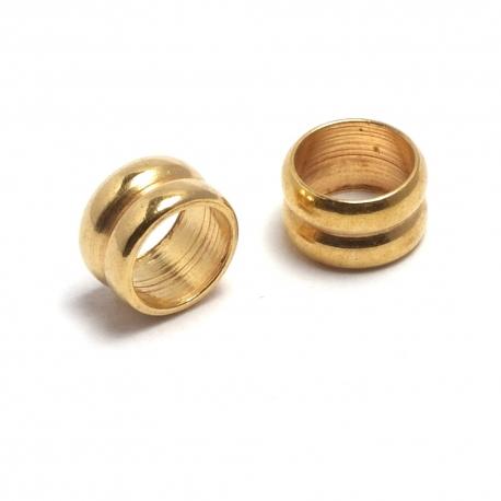 Rondella tonda filettata diametro 4mm menoni busta da 20 pezzi