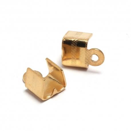 Fascetta finale busta da 25 pezzi menoni 5,3mm oro