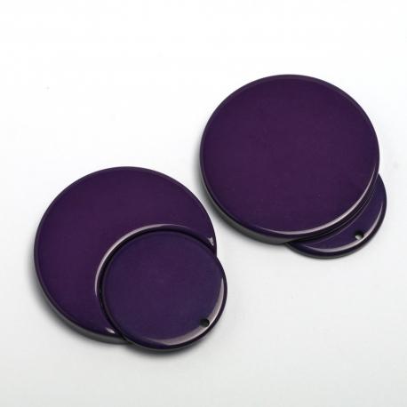 Accessorio per orecchini  viola/viola