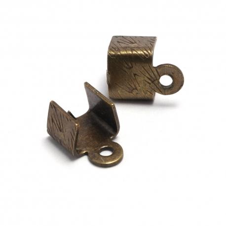 Fascetta finale  colore ottone 5.3mm menoni busta da 50 pezzi