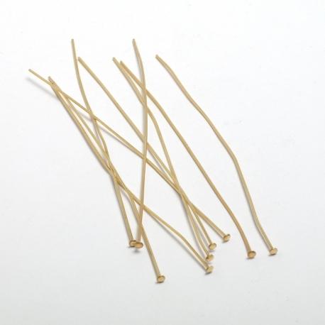 Chiodino testa piatta oro menoni 80mm (20pz)