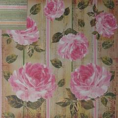 Carta da scrapbooking rose rosa stamperia foglio 30x30