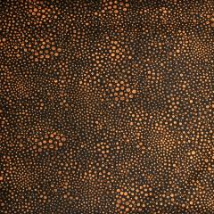 Tessuto americano marrone a pois terra di siena arti e grafica 110x30cm