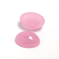 Cabochon rosa opale ovale arti e grafica 10x13mm