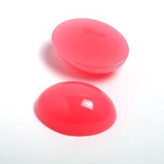 Cabochon rosa fluo ovale arti e grafica 10x13mm
