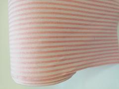 Pannolenci rosa a righe bianche stafil 90x50cm