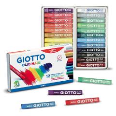 Olio Maxi  Giotto Fila confezione 24 pastelli colorati