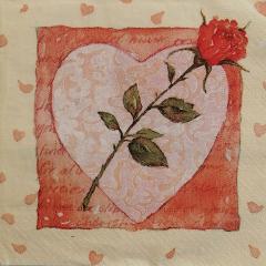 tovagliolo per decoupage fiori rose arti e grafica busta da 2 pezzi 33 x 33 cm