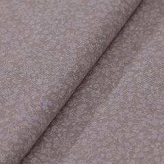 tessuto cotone effetto tela sabbia con fiorellini bianchi  stafil 140  x 50 cm