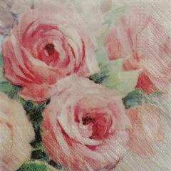 tovaglioli per decoupage fiori rose arti e grafica busta da 2 pezzi 30x30