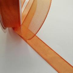 nastro organza arancione goldina 25 mm x 1 metro