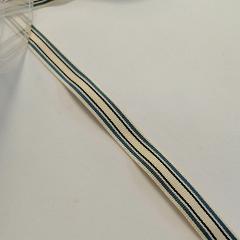 nastro panna con strisce nere e blu stafil 10 mm x 1 mt