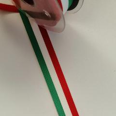 nastro taffeta'  bandiera italiana goldina 25 mm x 1 metro