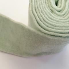 fascia di feltro in lana cotta colore verde acqua stafil 15cm x 1 mt