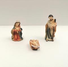 Sacra Famiglia per Presepe Dekoprojekt Sandro Scheuerer e K. 4 pezzi di 6 cm